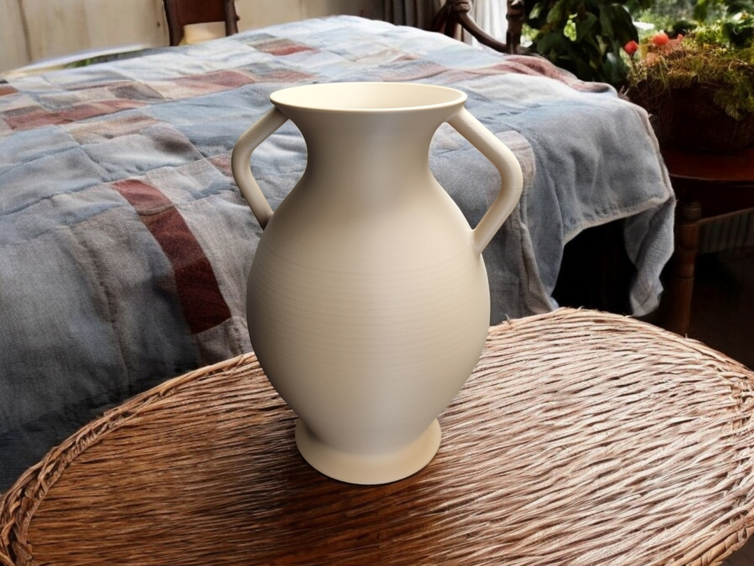 Amphora – kleine griechische Schönheit, 3D gedruckt (82 x 71 x 108 mm) Amphora – kleine griechische Schönheit, 3D gedruckt (82 x 71 x 108 mm)