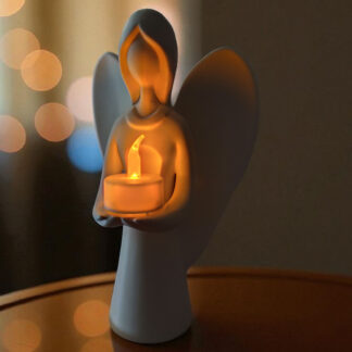 Weihnachtsengel trägt das Licht — 3D gedruckt — 66 x 49 x 103 mm Weihnachtsengel trägt das Licht — 3D gedruckt — 66 x 49 x 103 mm