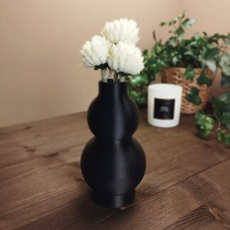 Gekrümmte Vase 85 x 84 x 155 mm – 3D gedruckt Gekrümmte Vase 85 x 84 x 155 mm – 3D gedruckt