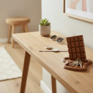 Schlüsselablage „Melting Chocolate“ – 3D gedruckt (145 x 143 x 121 mm)