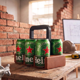 Beer Brick – Dosenhalter (Korpus + Griff) 3D gedruckt, 240 × 180 × 47 mm