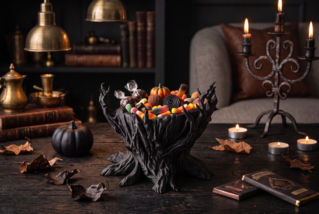Spooky Tree – Halloween Candy Bowl, 3D gedruckt – 202 x 197 x 162 mm Spooky Tree – Halloween Candy Bowl, 3D gedruckt – 202 x 197 x 162 mm