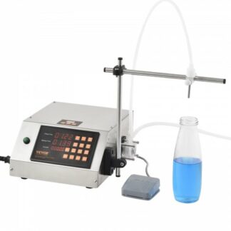 VEVOR Flüssigkeitsfüllmaschine, 5–650 ml Füllkapazität, automatische Flaschenfüllmaschine, Abfüllmaschine, Peristaltikpumpe, digitale Steuerung für Milch, Wasser, Wein, Getränke, Sojasauce (einzelne D