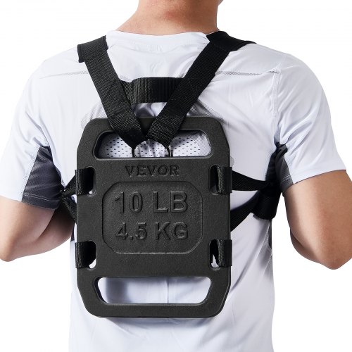 VEVOR Ruckgewichte Gusseisen Gewichtsplatte mit Griff Verstellbar Krafttraining