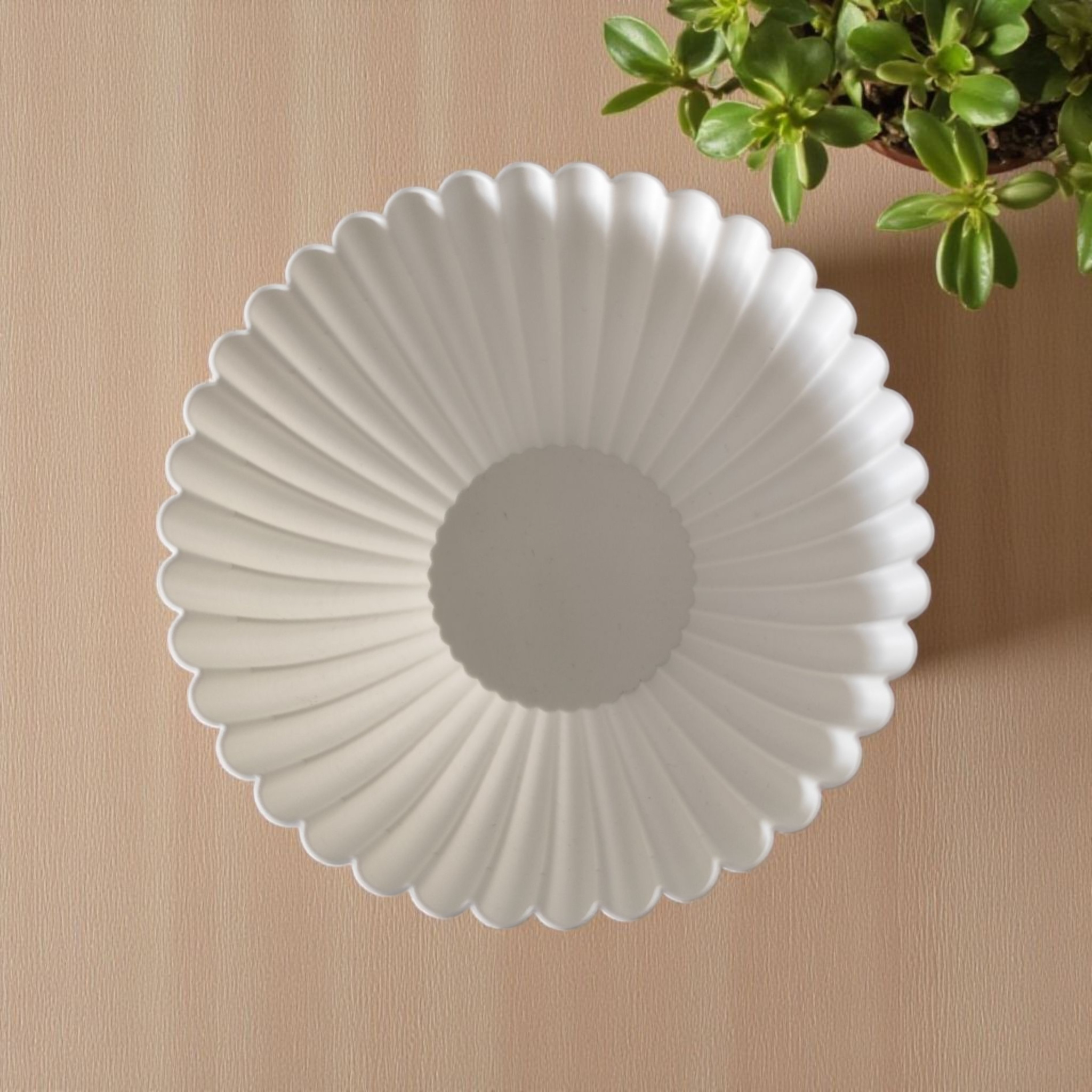 Gerippter Eichelbehälter 3D gedruckt – LED-Teelicht-kompatibel, 135 x 135 x 95 mm – Bild 4
