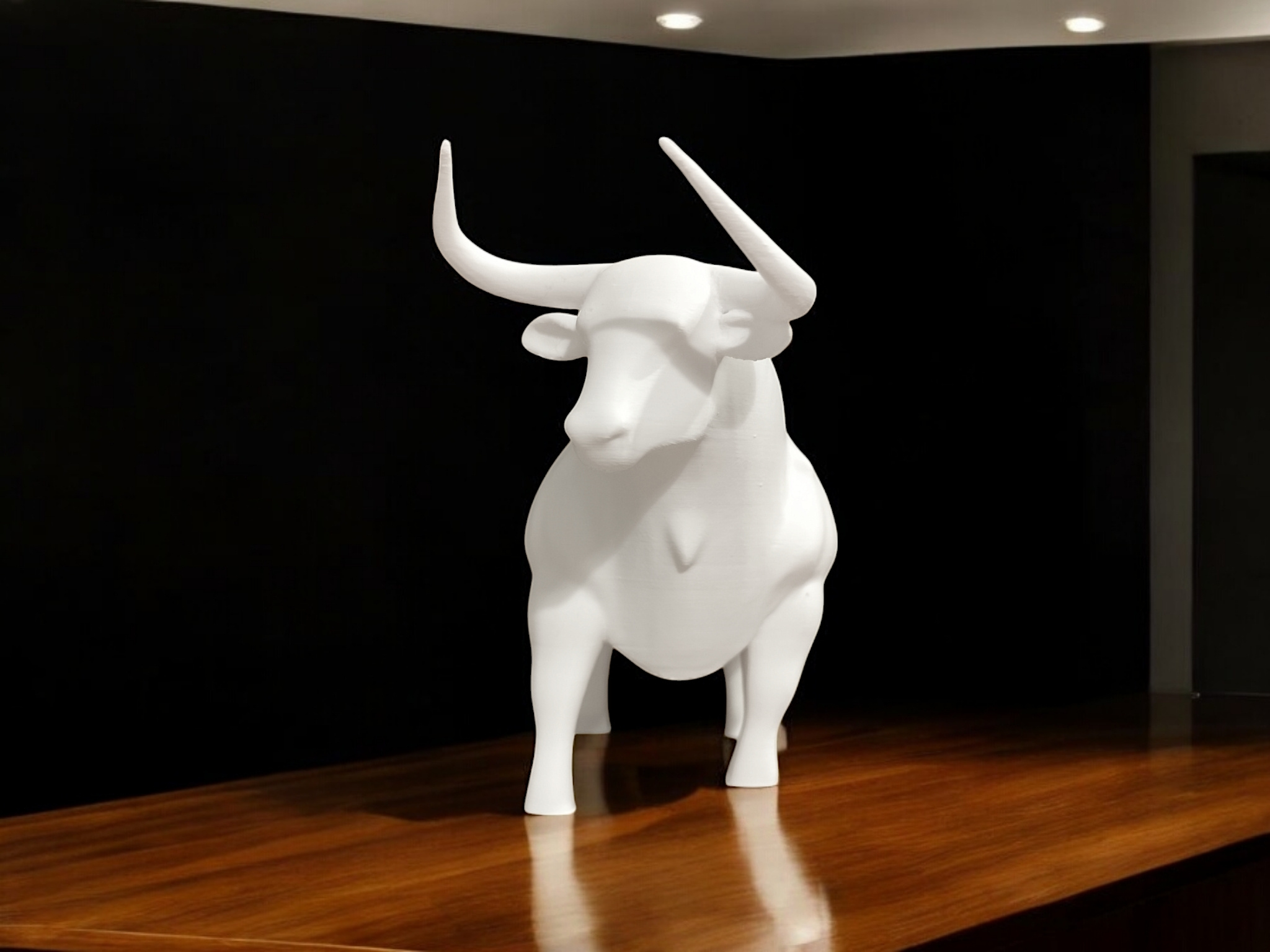 Bull – Skulptur, 3D gedruckt, 56 x 104 x 81 mm – Bild 2