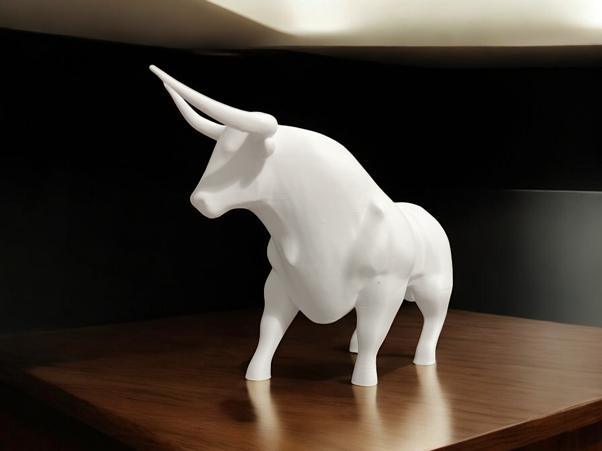 Bull – Skulptur, 3D gedruckt, 56 x 104 x 81 mm – Bild 4