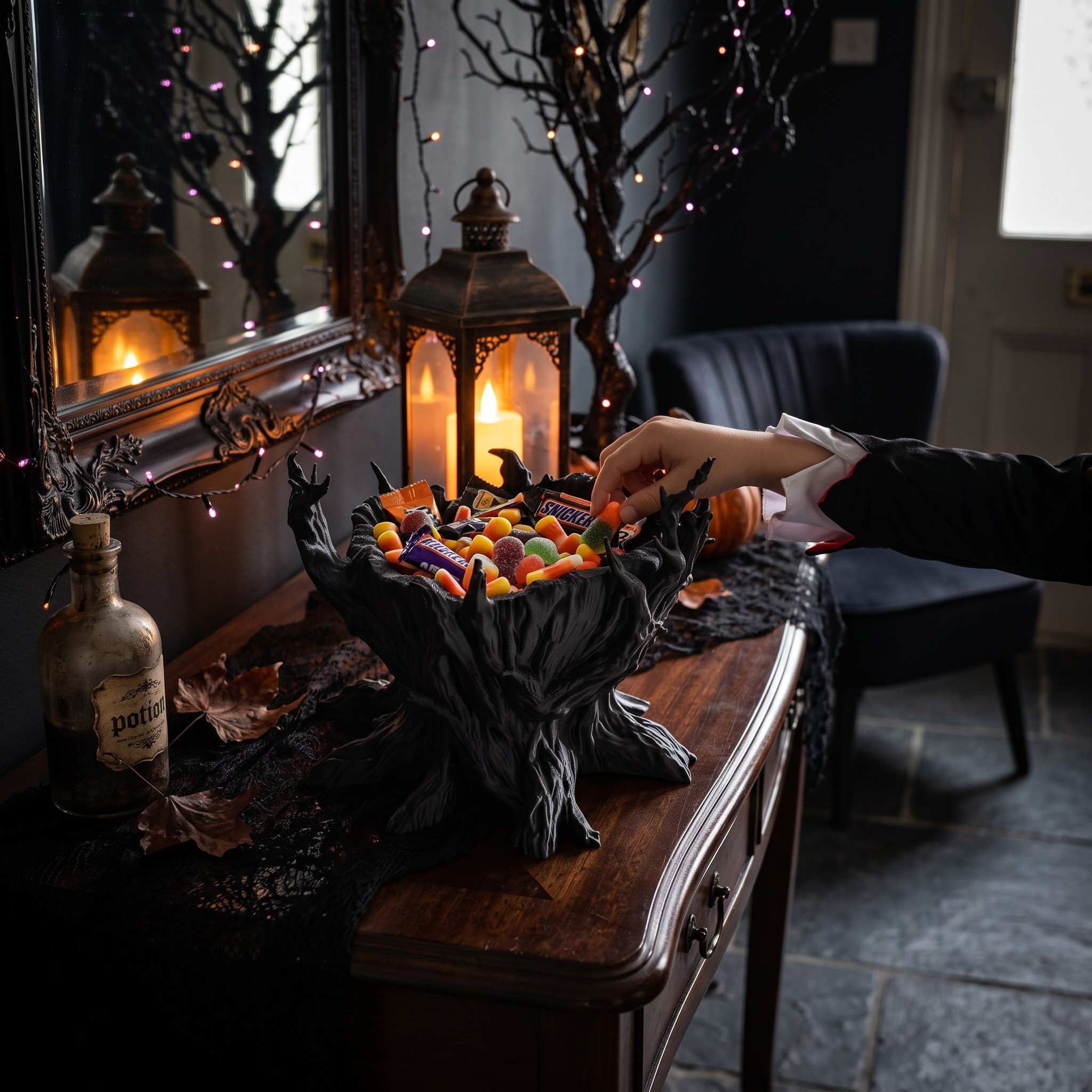 Spooky Tree – Halloween Candy Bowl, 3D gedruckt – 202 x 197 x 162 mm – Bild 2