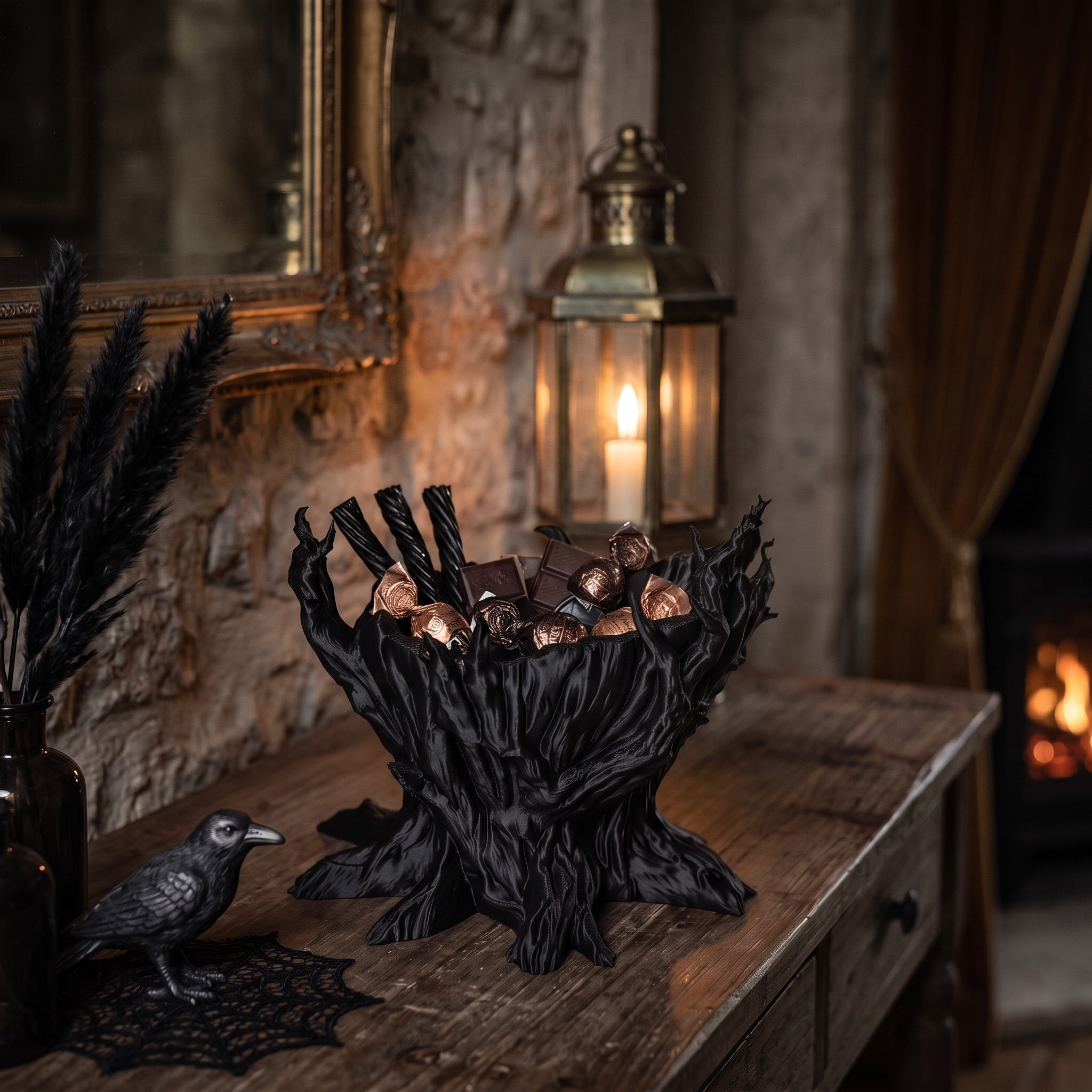 Spooky Tree – Halloween Candy Bowl, 3D gedruckt – 202 x 197 x 162 mm – Bild 5