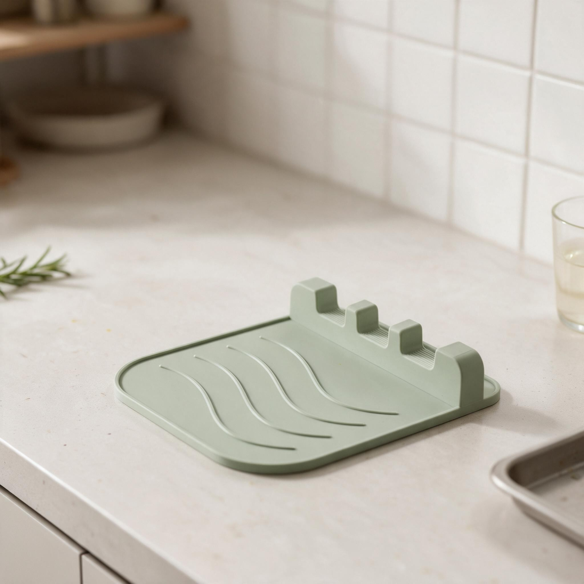 The CookSitter 3.0 – Küchenutensilien-Ablage, 3D gedruckt (200 x 230 x 39 mm) – Bild 2