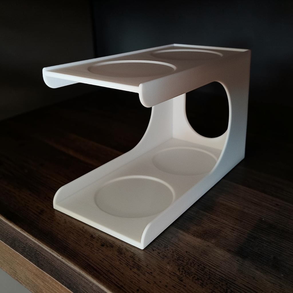Cupstack 3D gedruckt – Vertikaler Tassen-Organizer, 120 x 153 x 240 mm – Bild 3