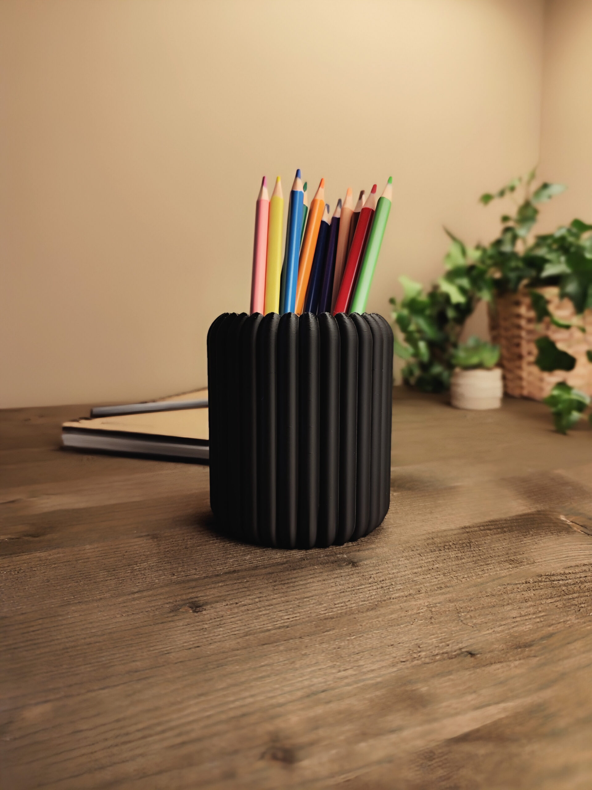 New model online – Stiftehalter, 3D gedruckt, 83 x 83 x 95 mm – Bild 2