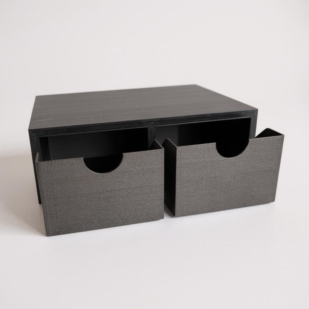 Monitor-Riser mit zwei Schubladen – 3D gedruckt, 108 x 188 x 70 mm – Bild 3