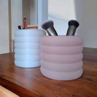 Zweiteiliges Organizer-Set 3D gedruckt – Make-up- und Schreibtischbecher (100×100×87 mm & 100×100×104 mm)