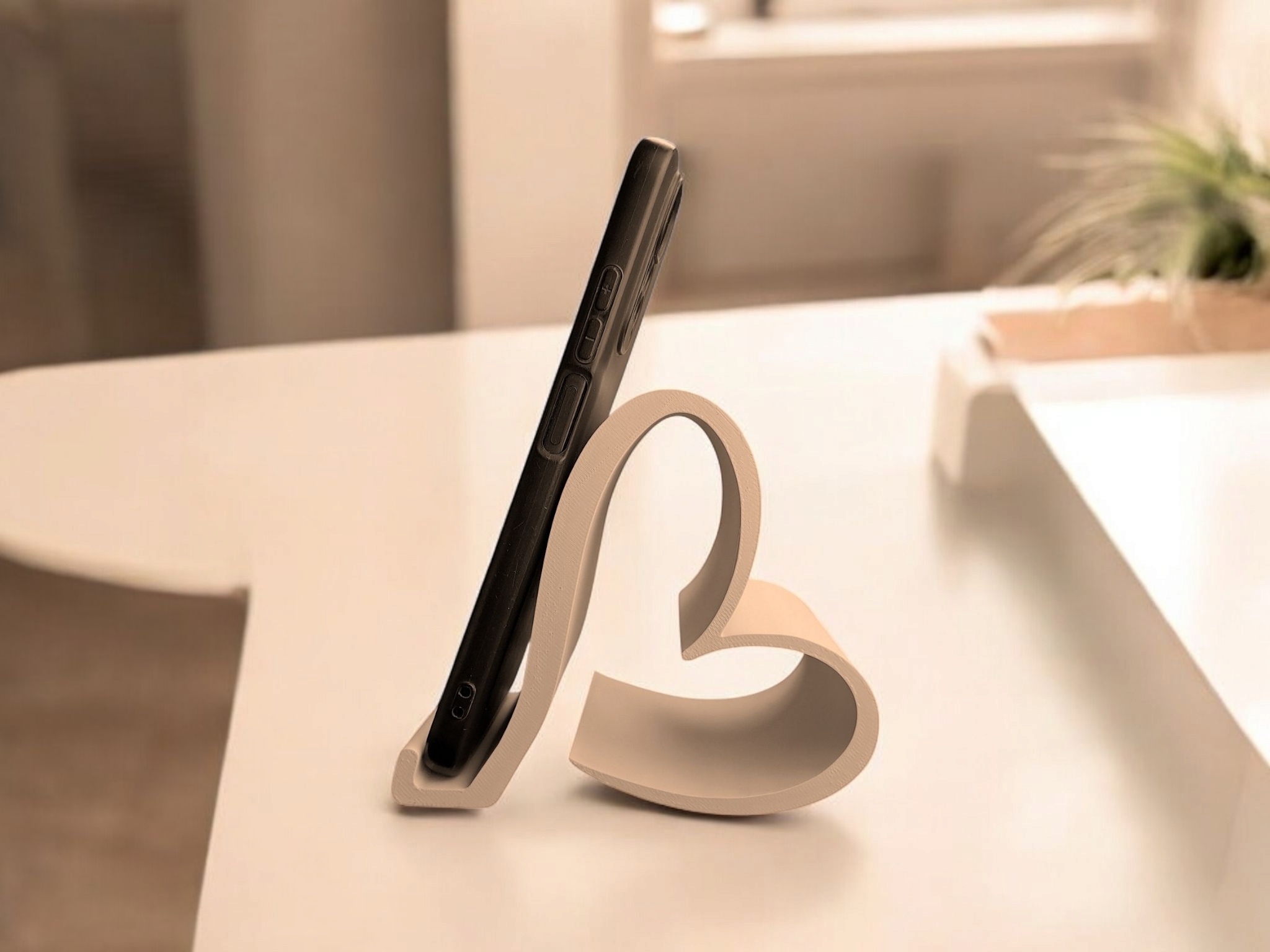 Valentine – Smartphone‑Halter, 3D gedruckt, 114 x 99 x 69 mm – Bild 4