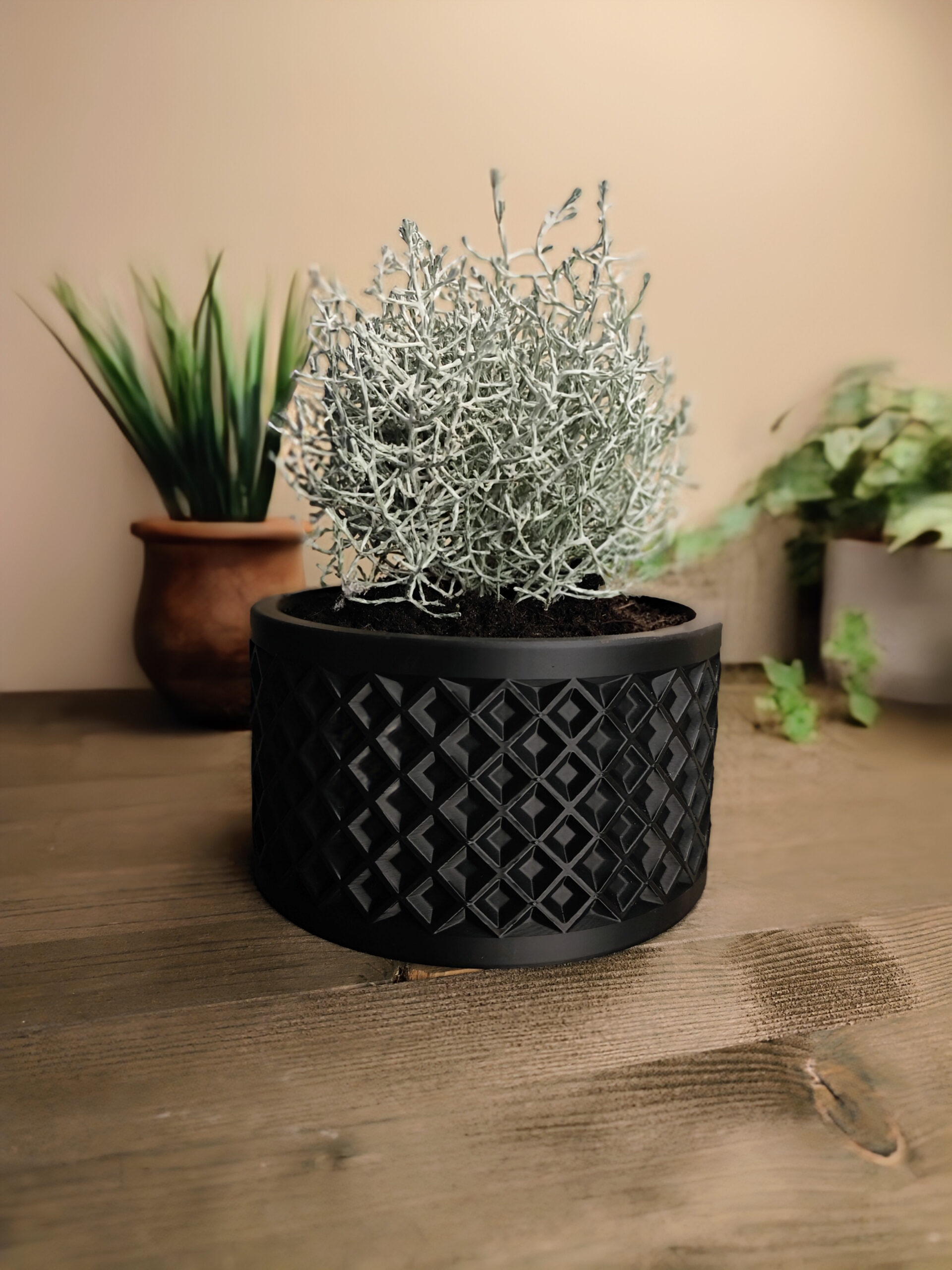 Moderner Blumentopf 3D gedruckt – 169 x 168 x 95 mm – Bild 2