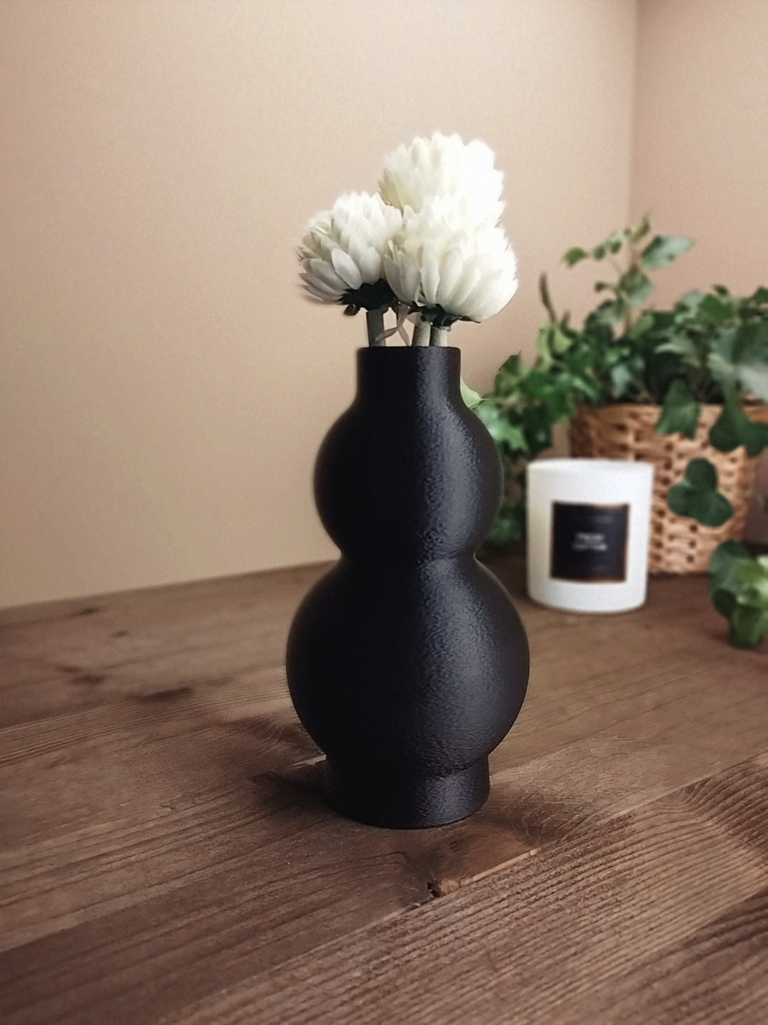 Gekrümmte Vase 85 x 84 x 155 mm – 3D gedruckt – Bild 3