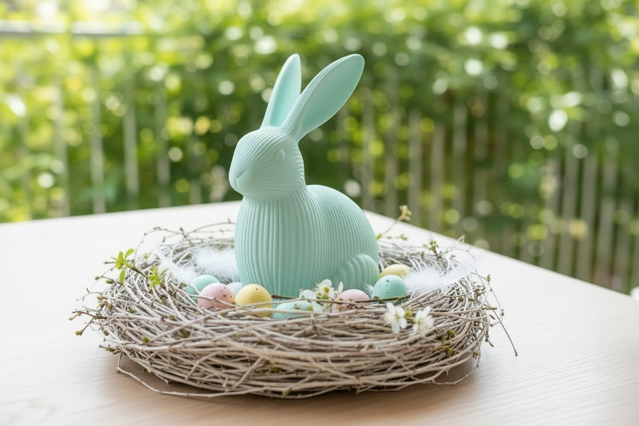 Osterhase Dekofigur 3D gedruckt – 63 x 86 x 111 mm – Bild 5