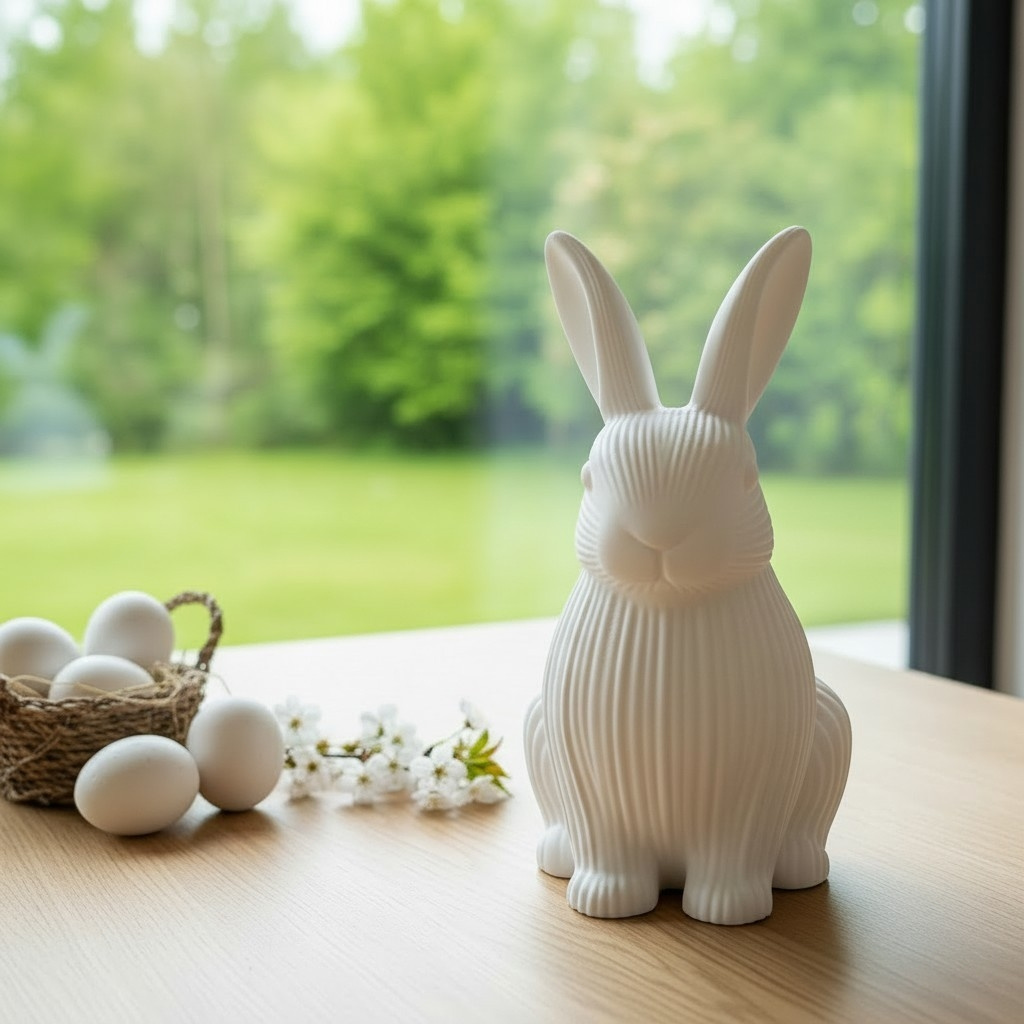 Osterhase Dekofigur 3D gedruckt – 63 x 86 x 111 mm – Bild 6