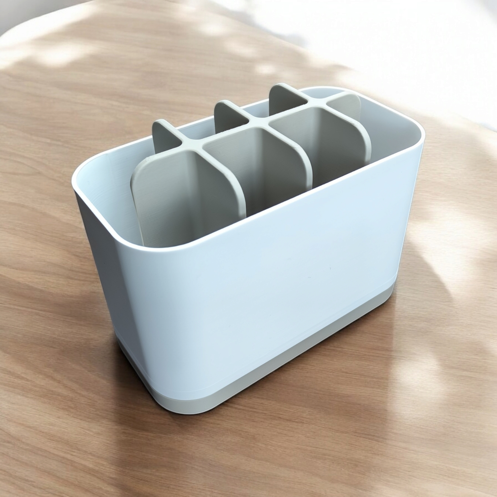 Moderner zweifarbiger Badezimmer-Organizer (2‑teiliger Satz), 3D gedruckt — 170 x 87 x 126 mm – Bild 5