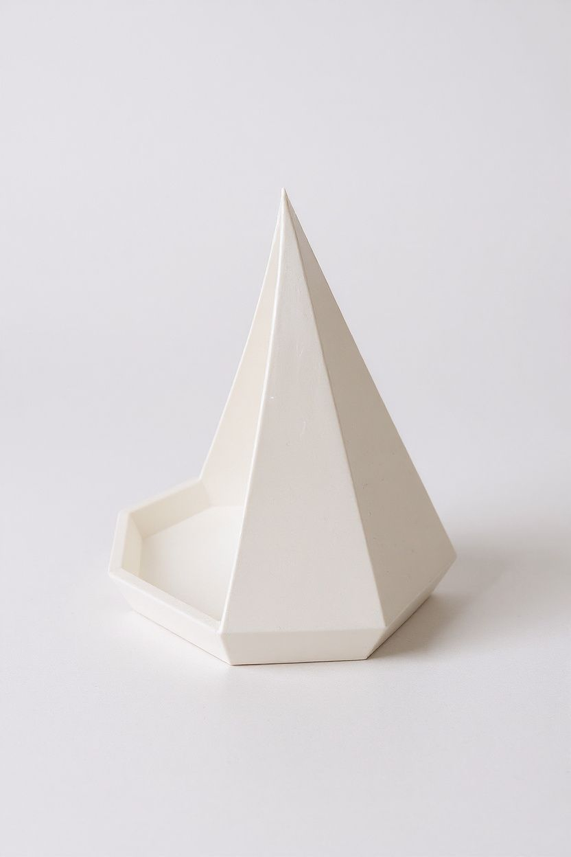 Pyramidal Tray – Große geometrische Schale 150 x 127 x 156 mm (3D gedruckt) – Bild 3